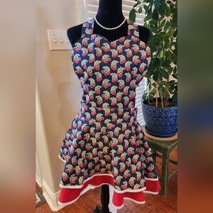 Cherry Print Handmade Apron